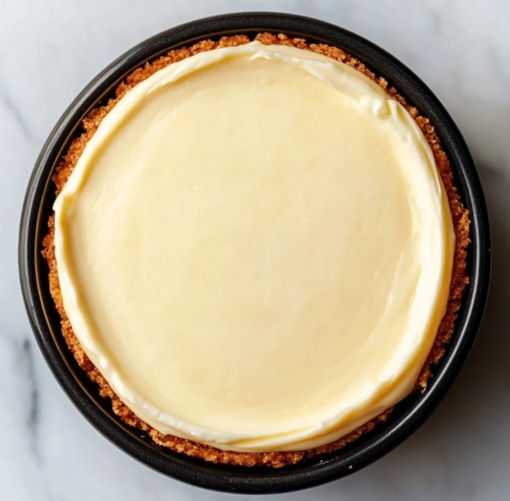 A creamy bowl of Philadelphia cheesecake filling.